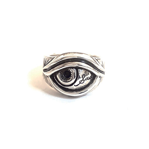 EYE PINKIE RING Silver 925 | GALAXY BROAD SHOP