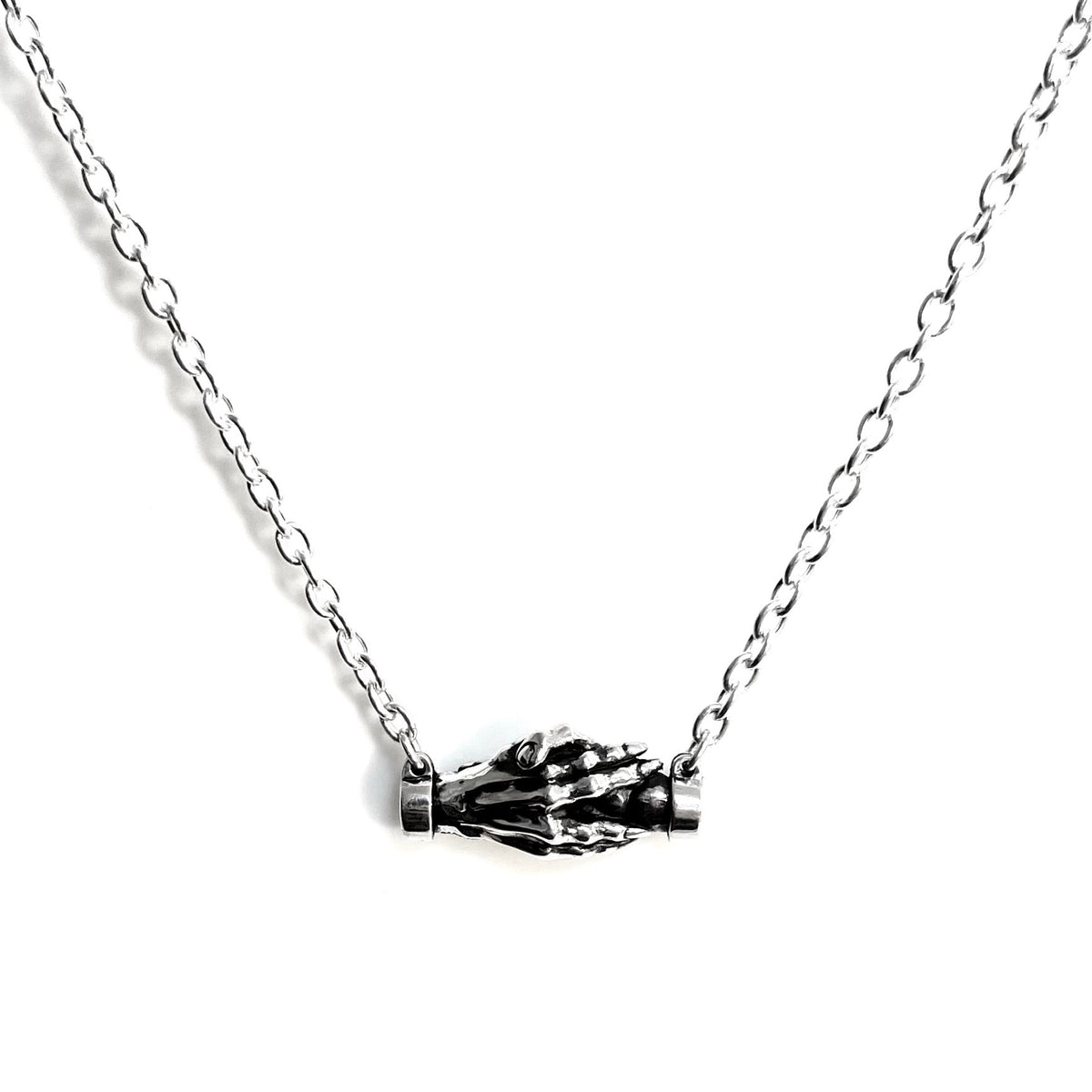 [一般販売] Entered handshake necklace silver925