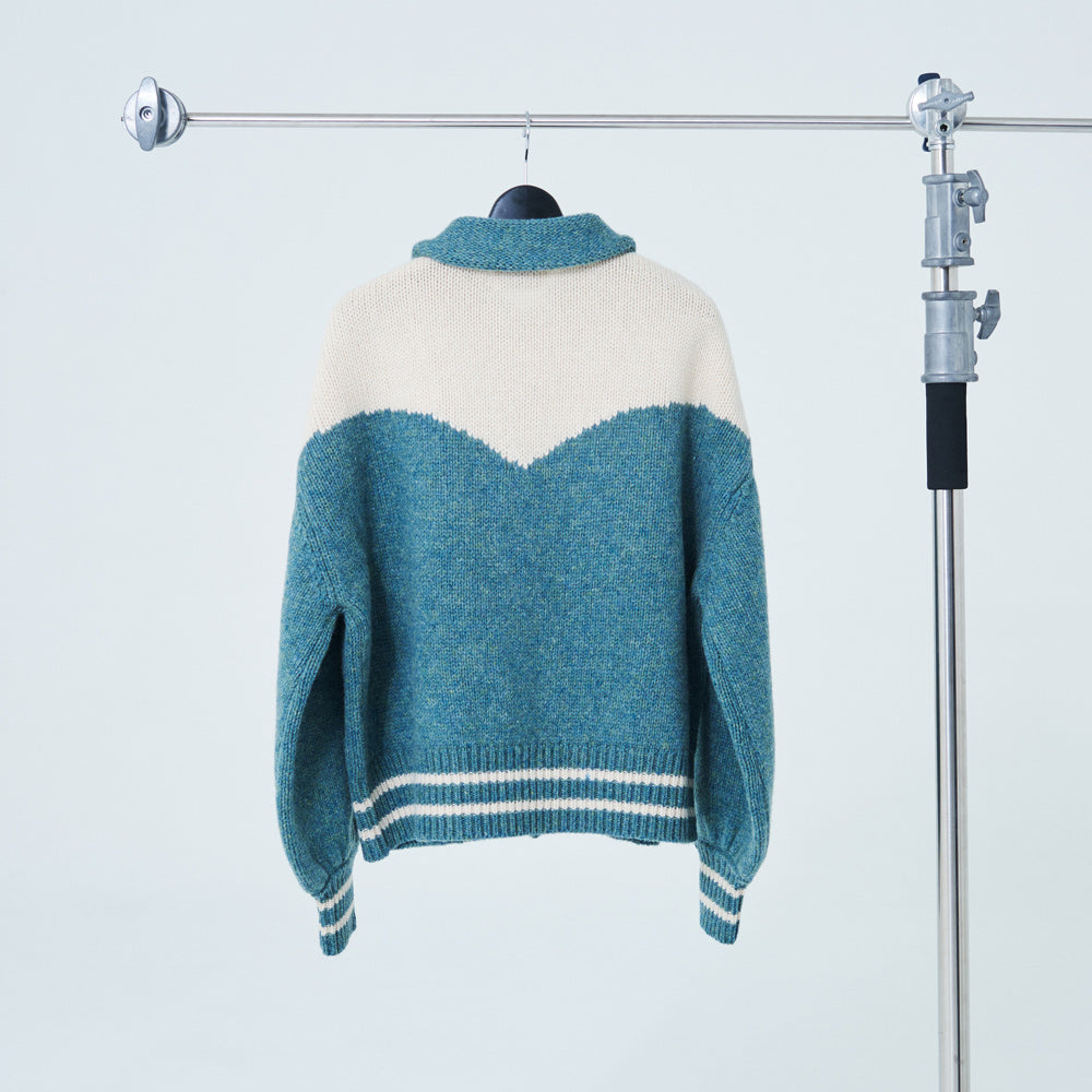 2024AW collection Bulky Knit Jumper SAXE BLUE