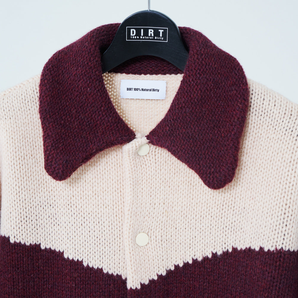 2024AW collection Bulky Knit Jumper WINE