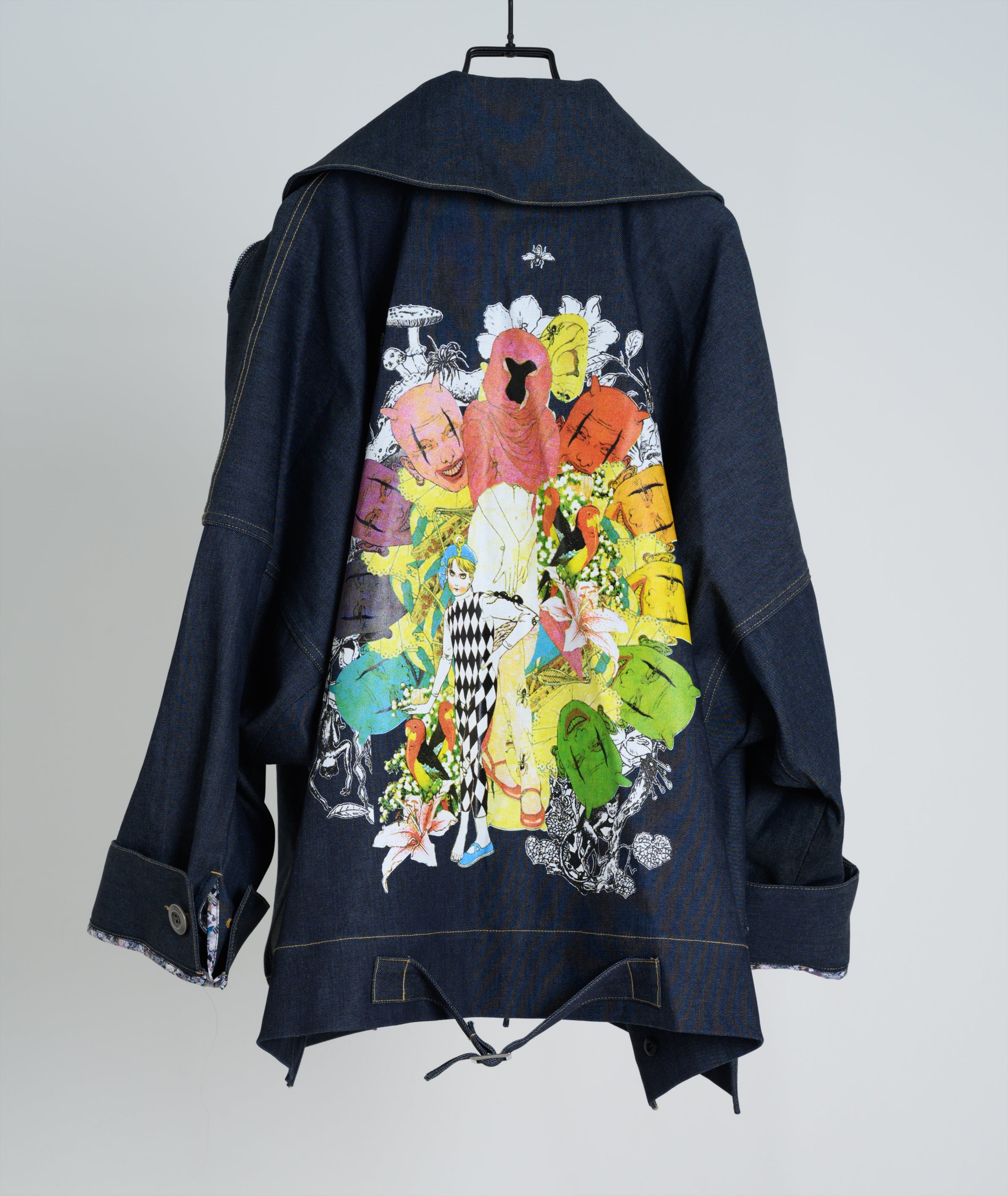 一般販売] Denim Jacket 丸尾末広×MADARANINGEN [Indigo] | GALAXY BROAD SHOP